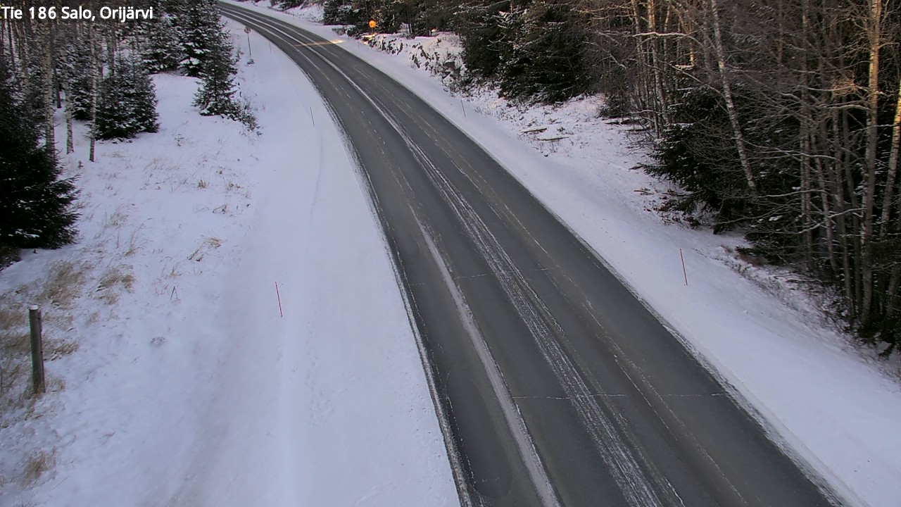Weather Camera Image Road 186 Salo, Orijärvi, Salo, Varsinais-Suomi