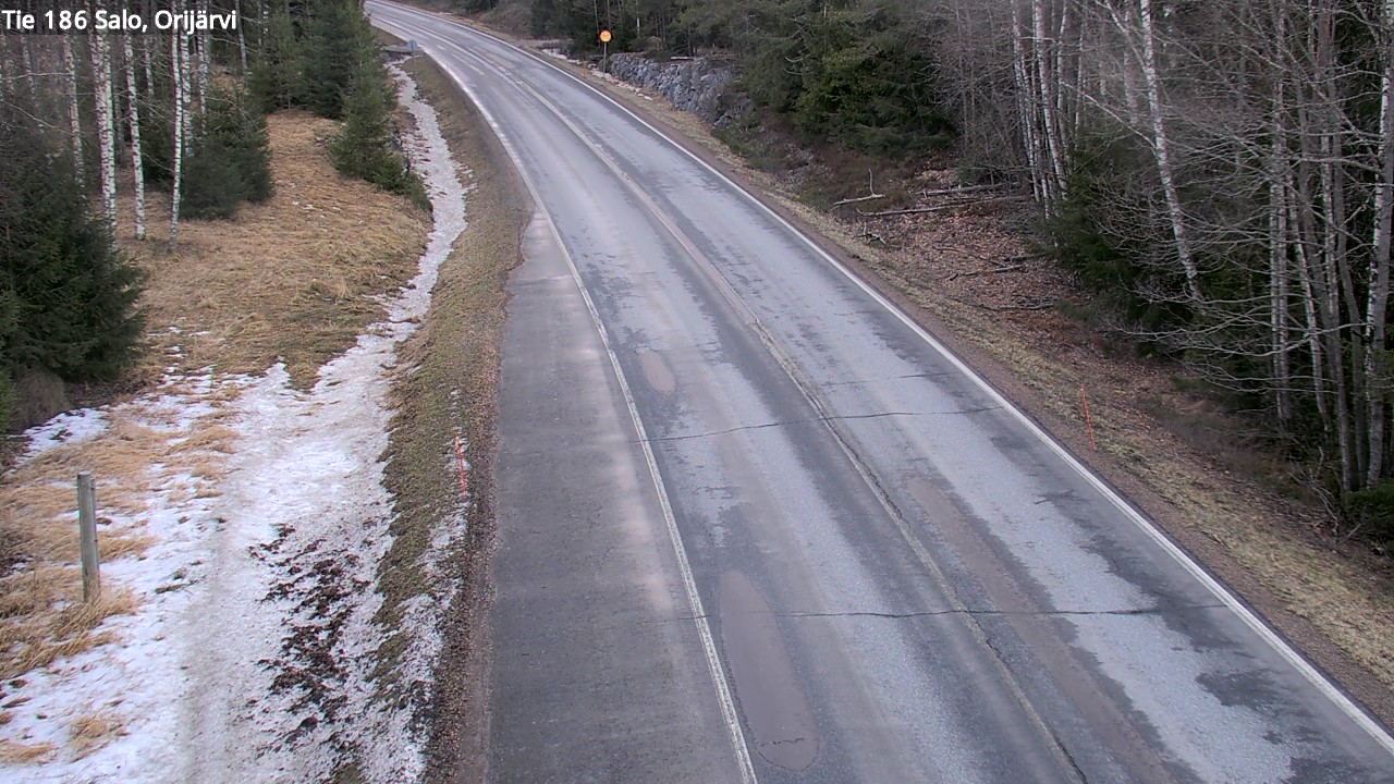 Weather Camera Image Road 186 Salo, Orijärvi, Salo, Varsinais-Suomi