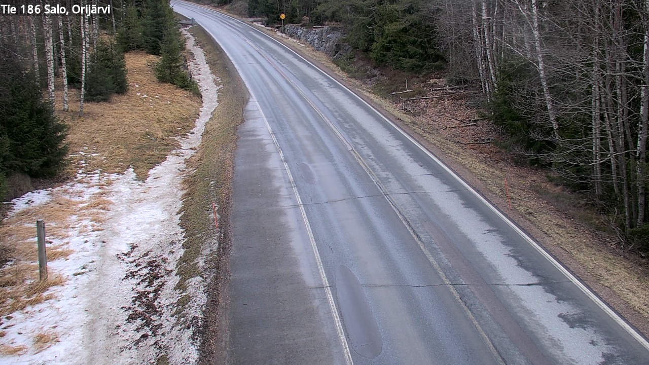 Weather Camera Image Road 186 Salo, Orijärvi, Salo, Varsinais-Suomi