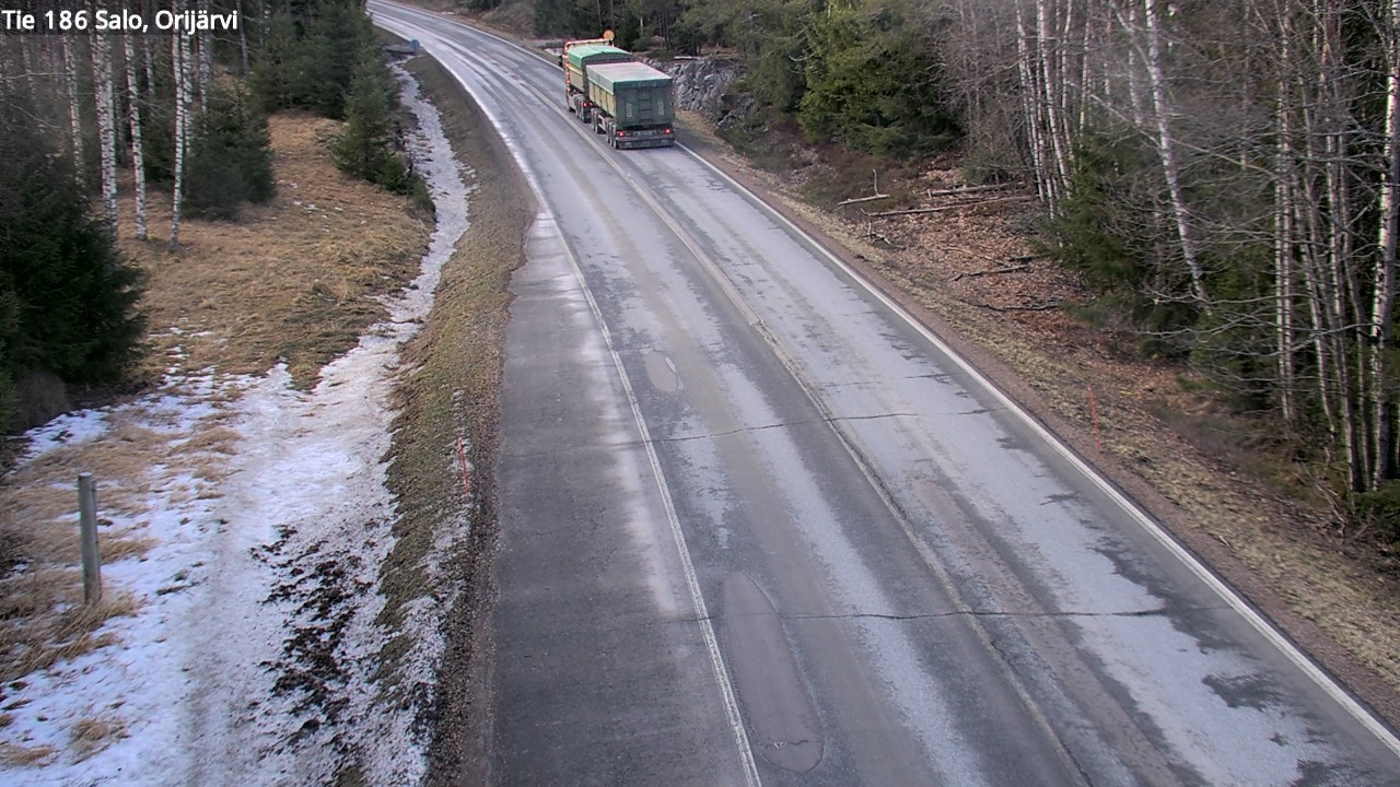 Weather Camera Image Road 186 Salo, Orijärvi, Salo, Varsinais-Suomi