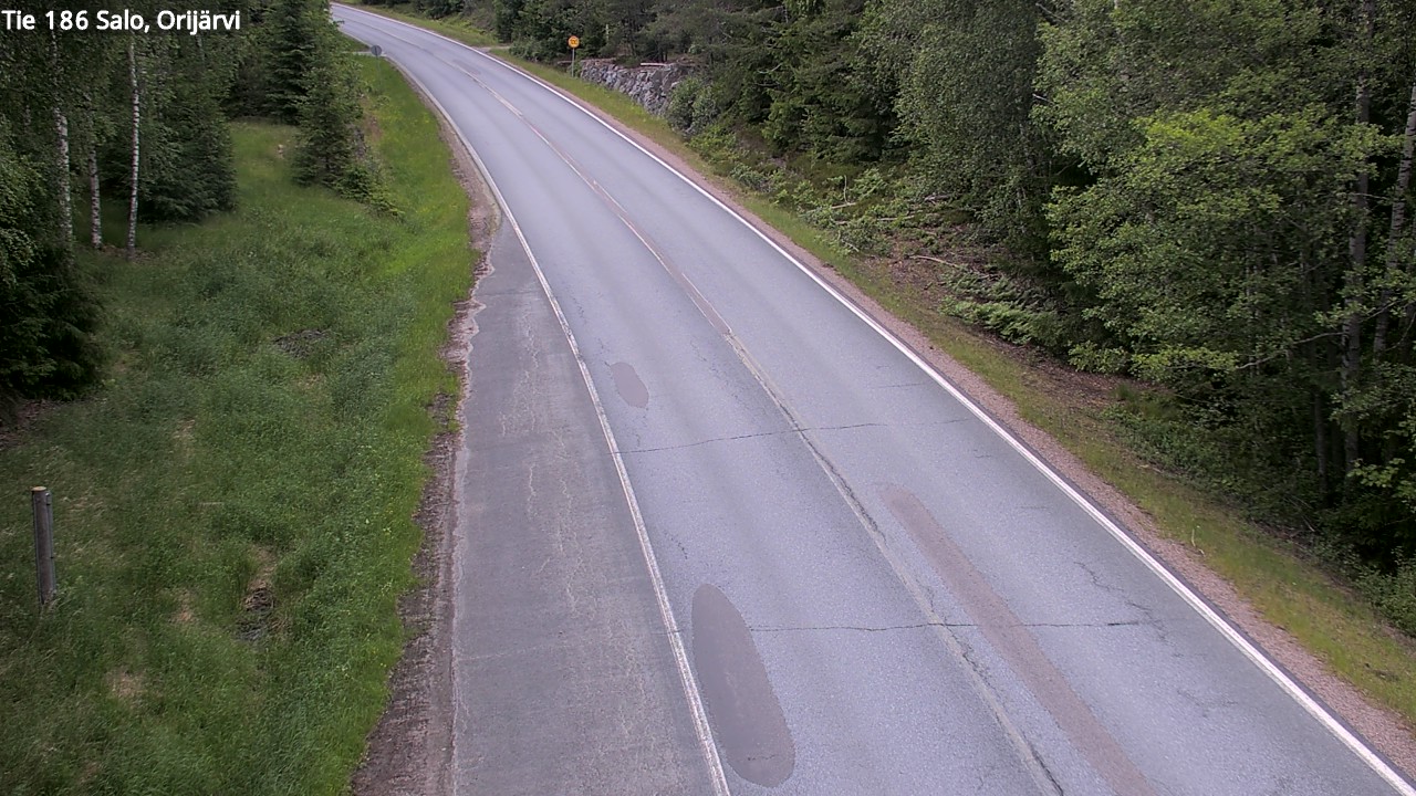 Weather Camera Image Road 186 Salo, Orijärvi, Salo, Varsinais-Suomi