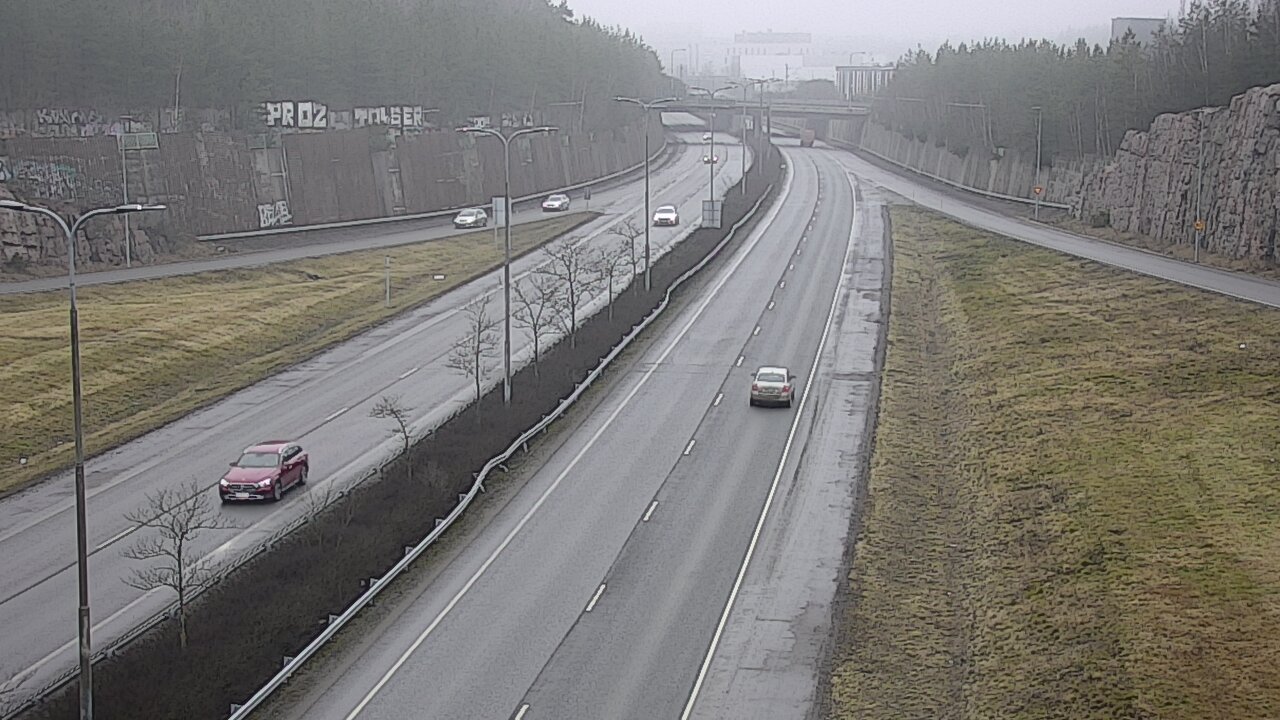 Weather Camera Image Road 1 Turku, Jaani, Turku, Varsinais-Suomi