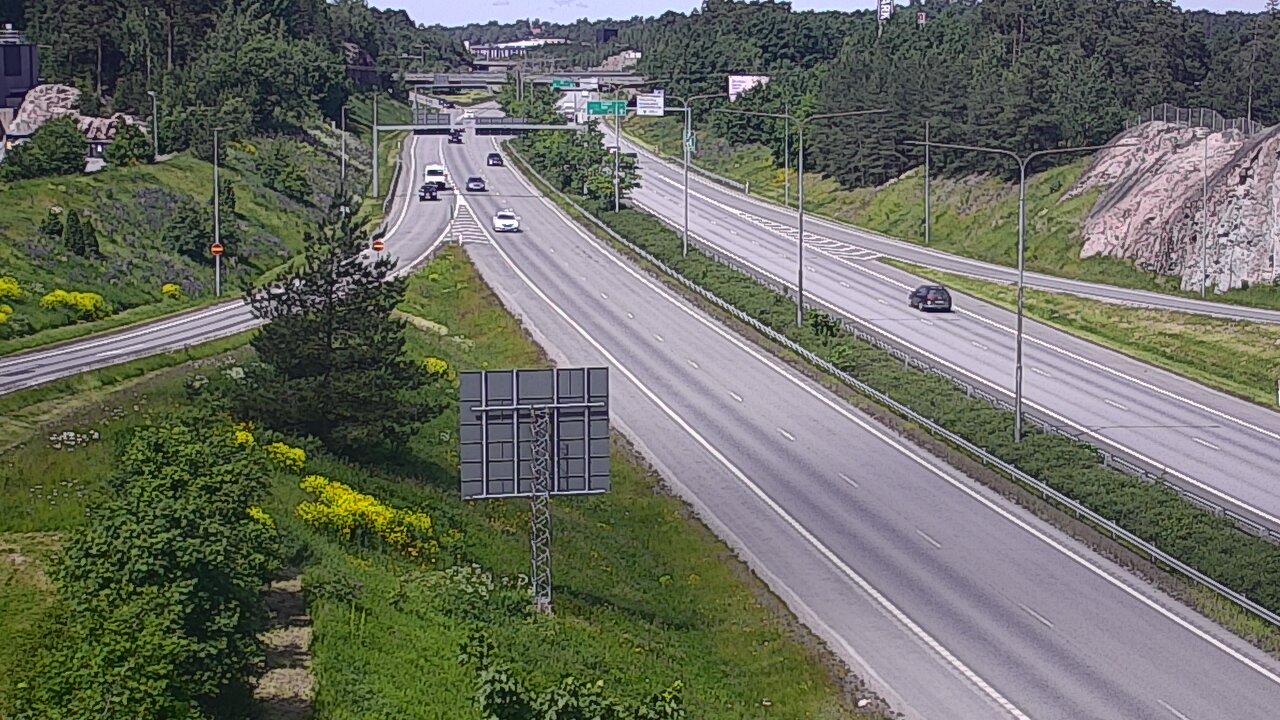 Weather Camera Image Road 1 Turku, Huhkola, Turku, Varsinais-Suomi