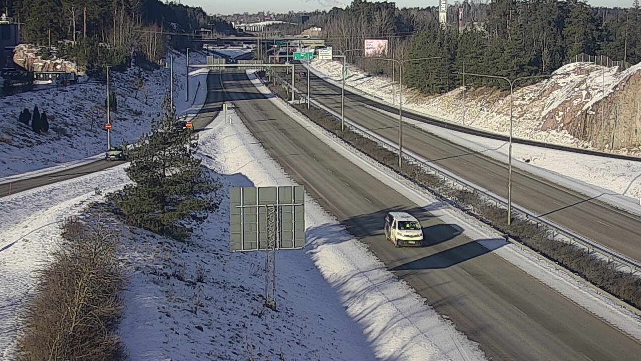 Weather Camera Image Road 1 Turku, Huhkola, Turku, Varsinais-Suomi