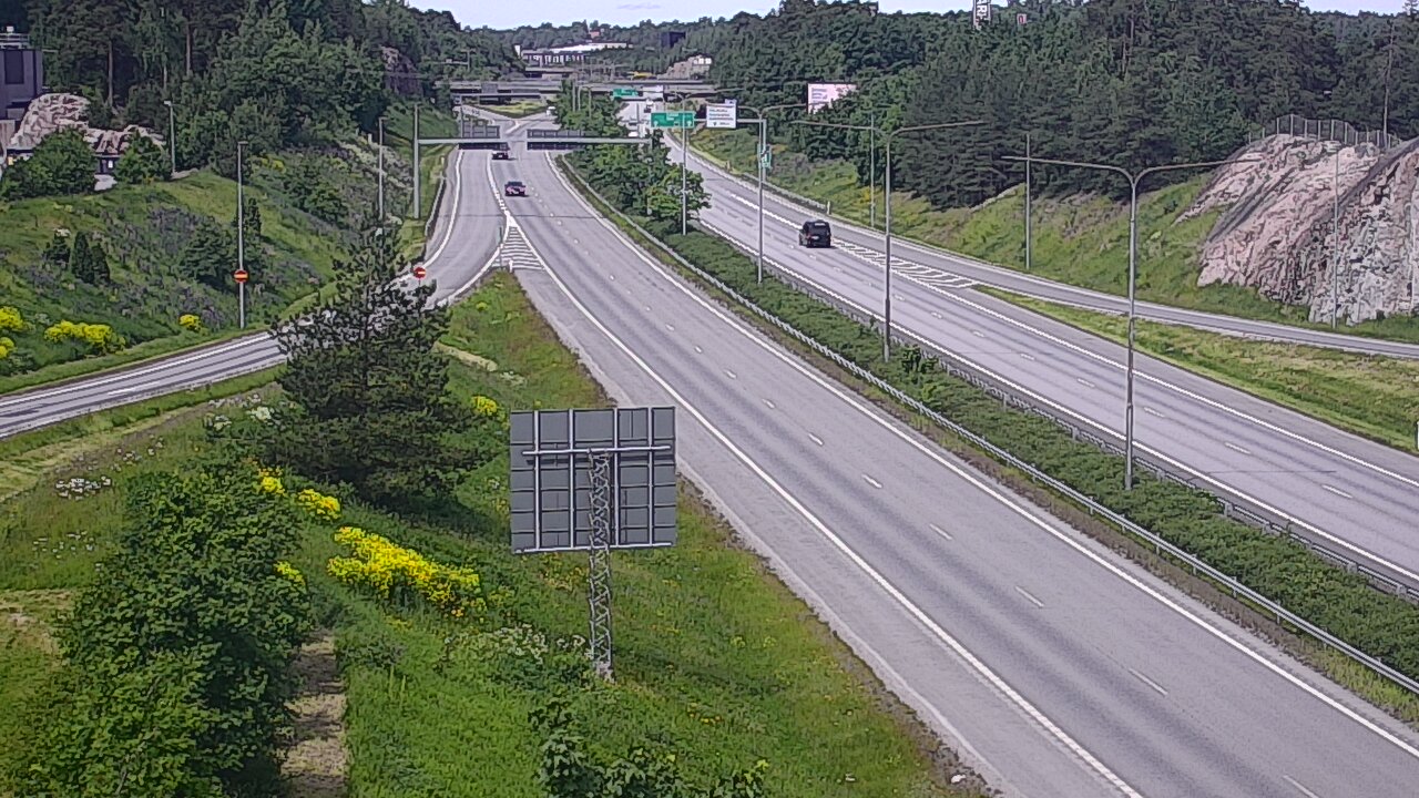 Weather Camera Image Road 1 Turku, Huhkola, Turku, Varsinais-Suomi