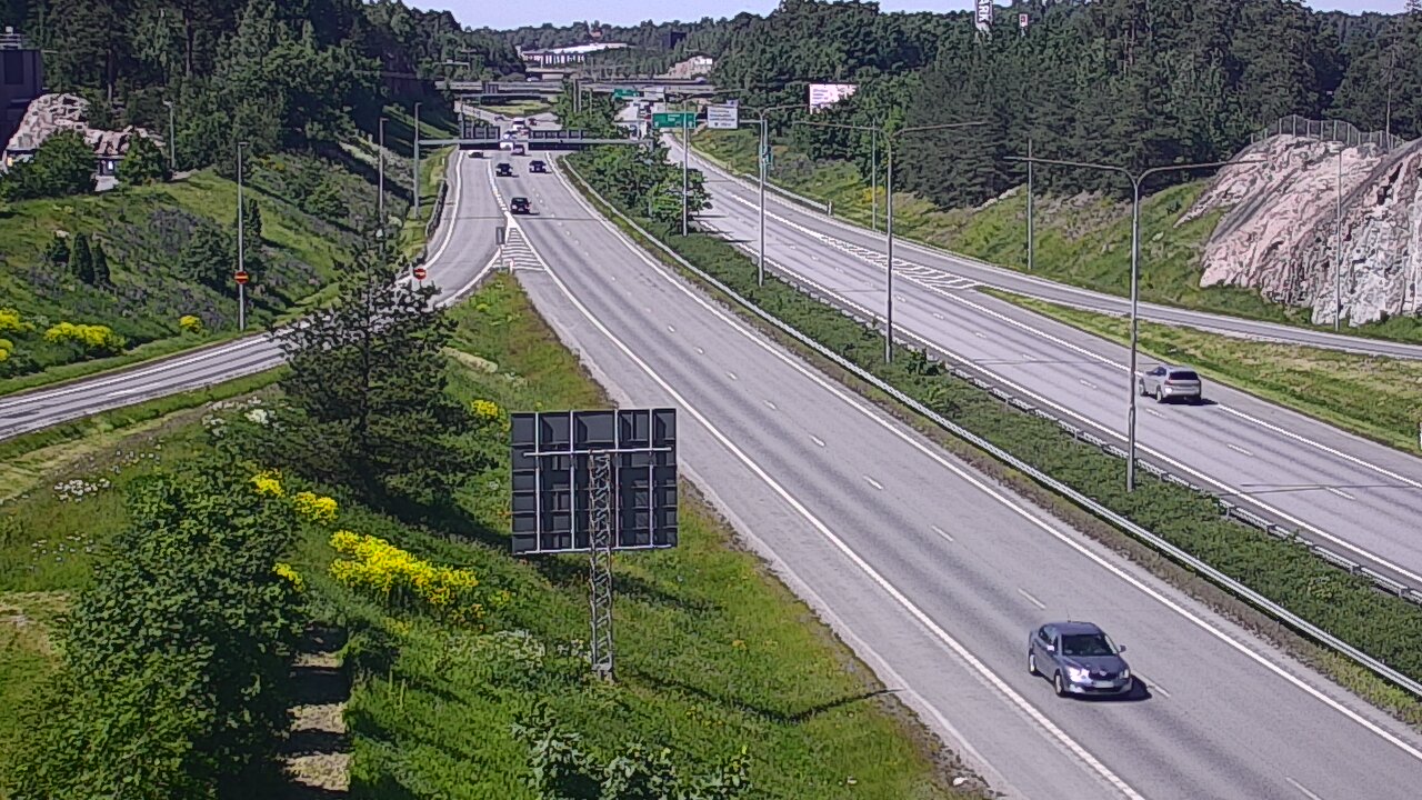 Weather Camera Image Väg 1 Åbo, Huhkola, Turku, Varsinais-Suomi