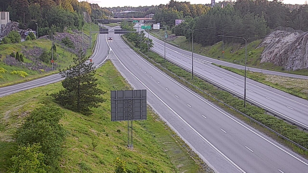 Weather Camera Image Väg 1 Åbo, Huhkola, Turku, Varsinais-Suomi