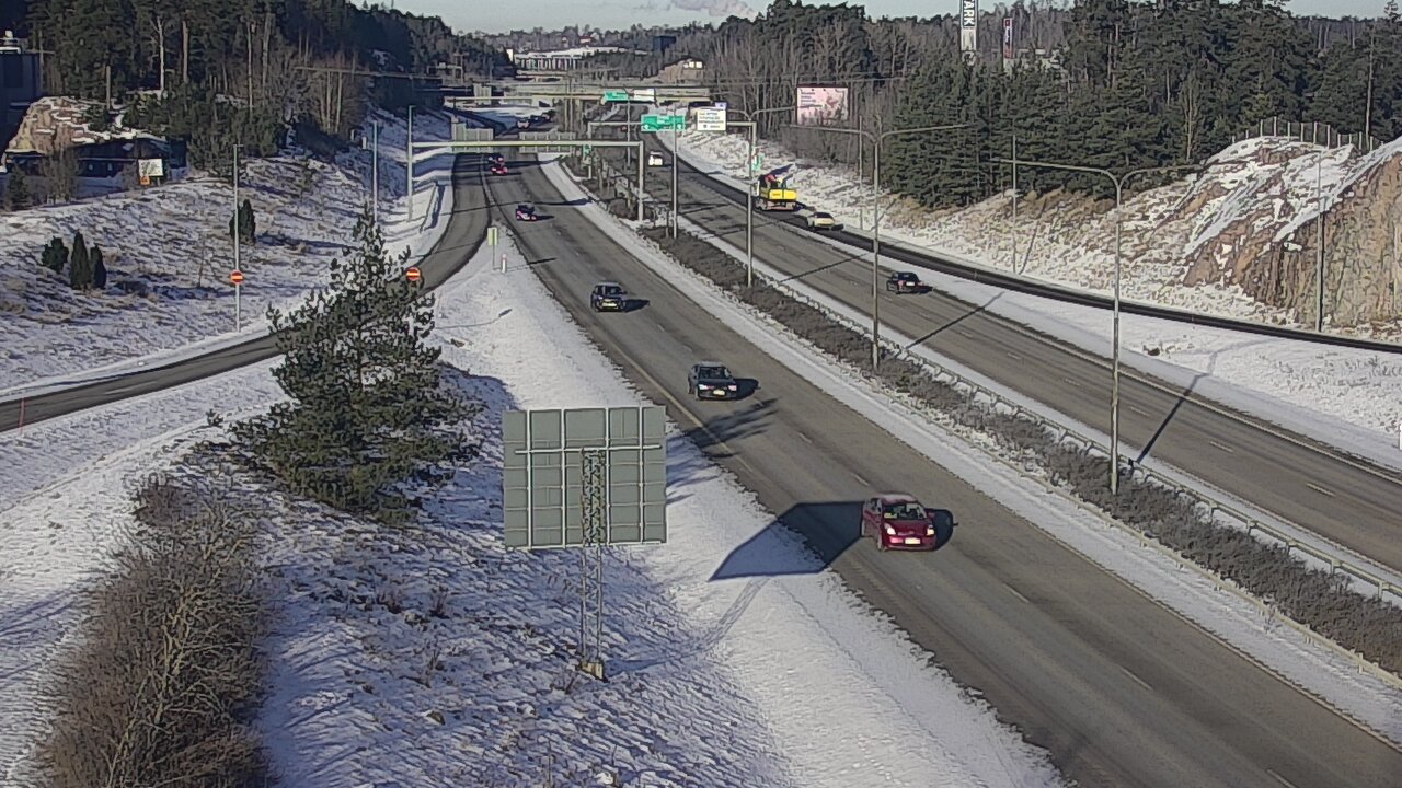 Weather Camera Image Road 1 Turku, Huhkola, Turku, Varsinais-Suomi