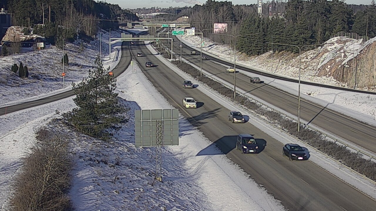 Weather Camera Image Road 1 Turku, Huhkola, Turku, Varsinais-Suomi