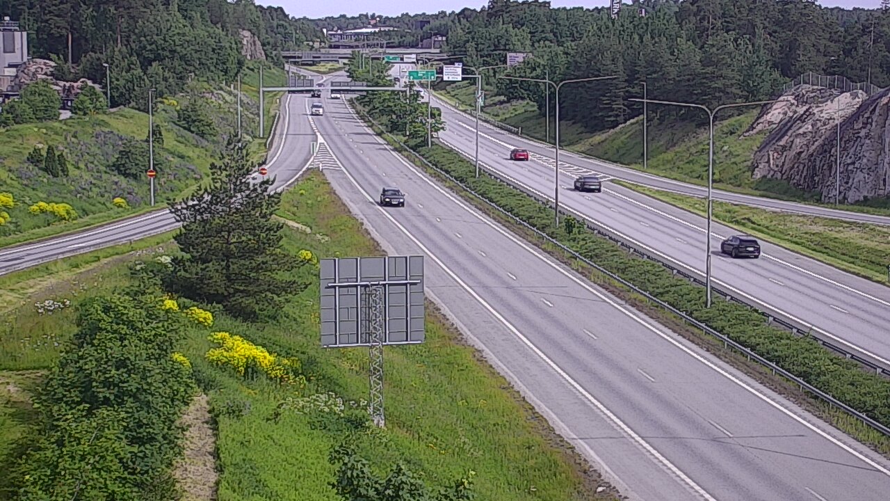 Weather Camera Image Road 1 Turku, Huhkola, Turku, Varsinais-Suomi
