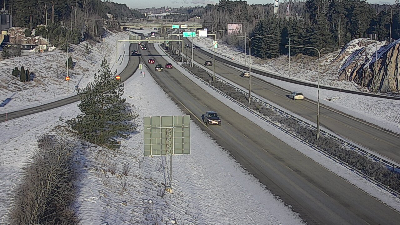 Weather Camera Image Road 1 Turku, Huhkola, Turku, Varsinais-Suomi