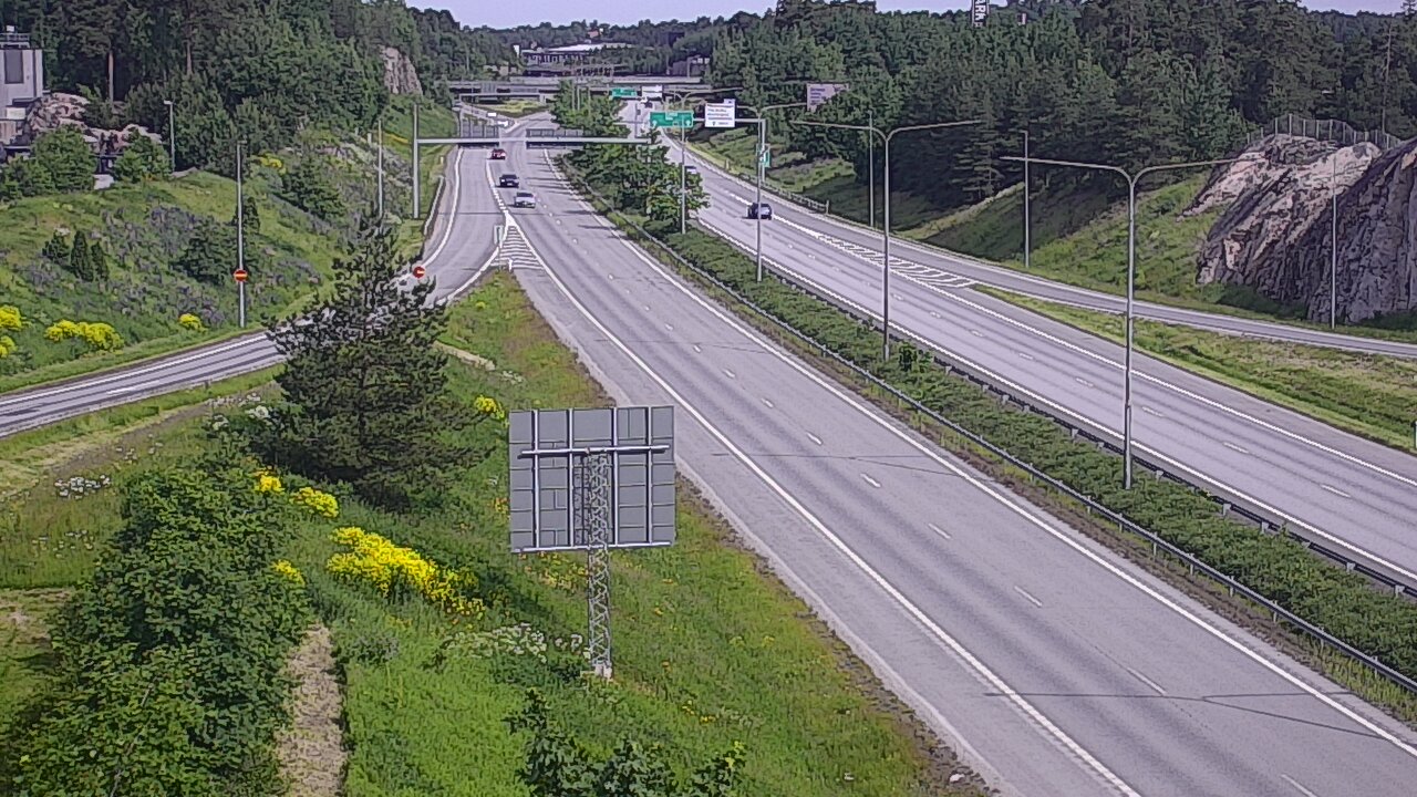 Weather Camera Image Road 1 Turku, Huhkola, Turku, Varsinais-Suomi