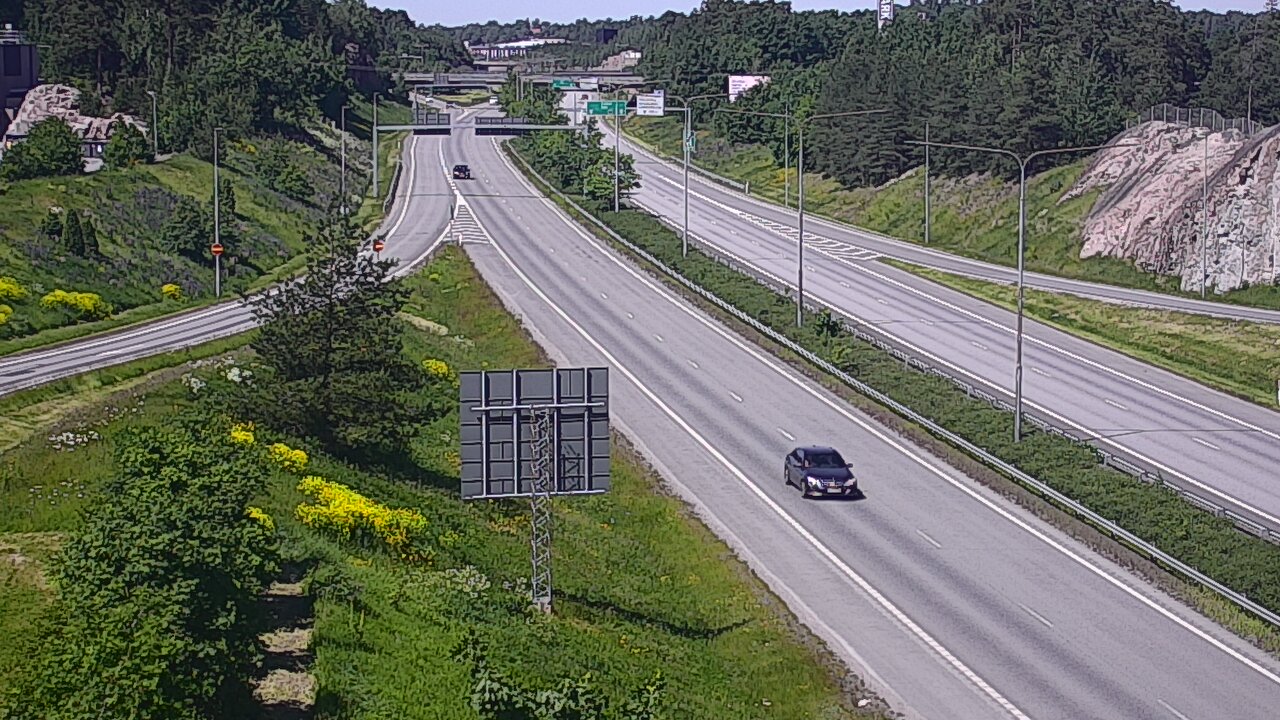 Weather Camera Image Road 1 Turku, Huhkola, Turku, Varsinais-Suomi