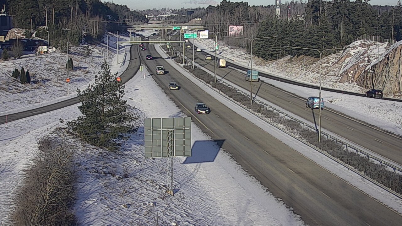 Weather Camera Image Road 1 Turku, Huhkola, Turku, Varsinais-Suomi