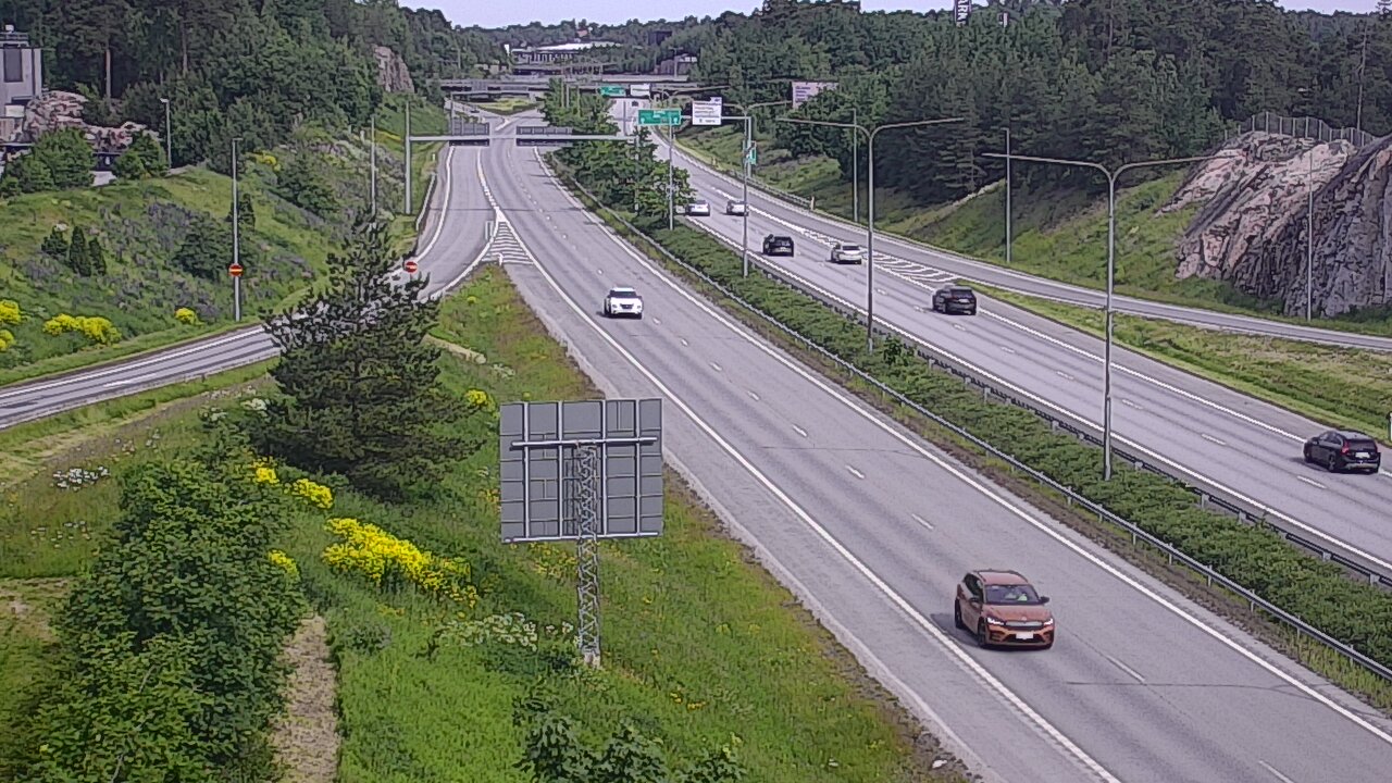 Weather Camera Image Road 1 Turku, Huhkola, Turku, Varsinais-Suomi