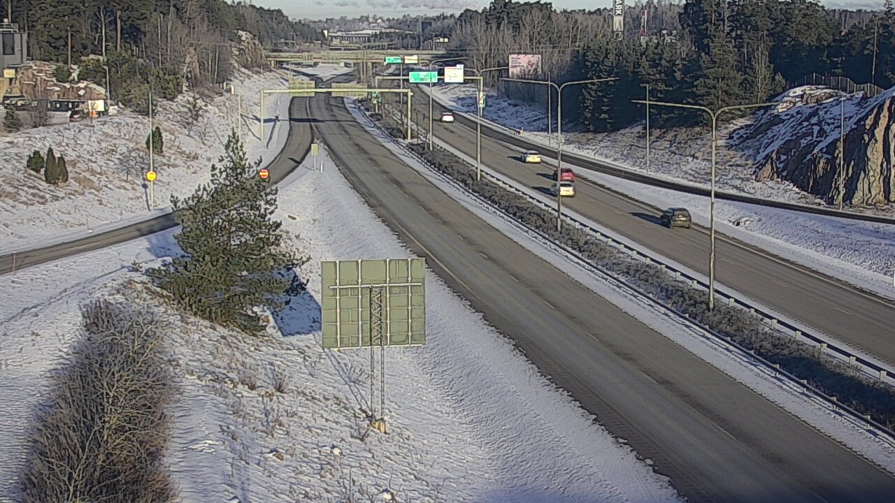 Weather Camera Image Road 1 Turku, Huhkola, Turku, Varsinais-Suomi