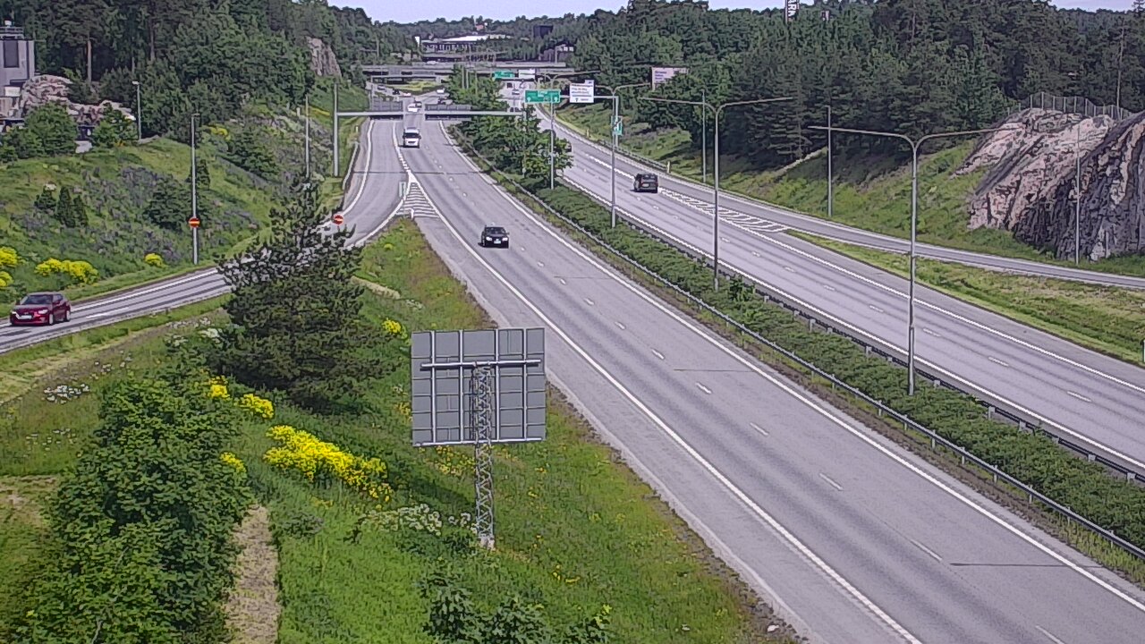 Weather Camera Image Road 1 Turku, Huhkola, Turku, Varsinais-Suomi