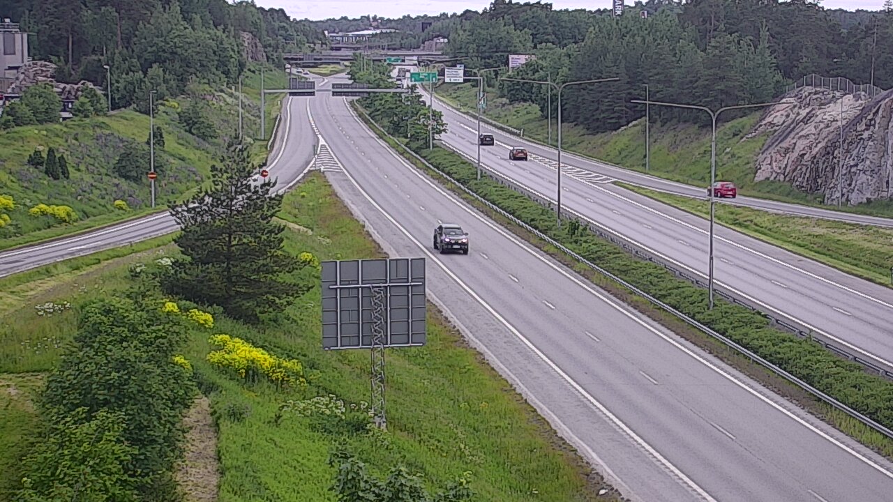 Weather Camera Image Road 1 Turku, Huhkola, Turku, Varsinais-Suomi