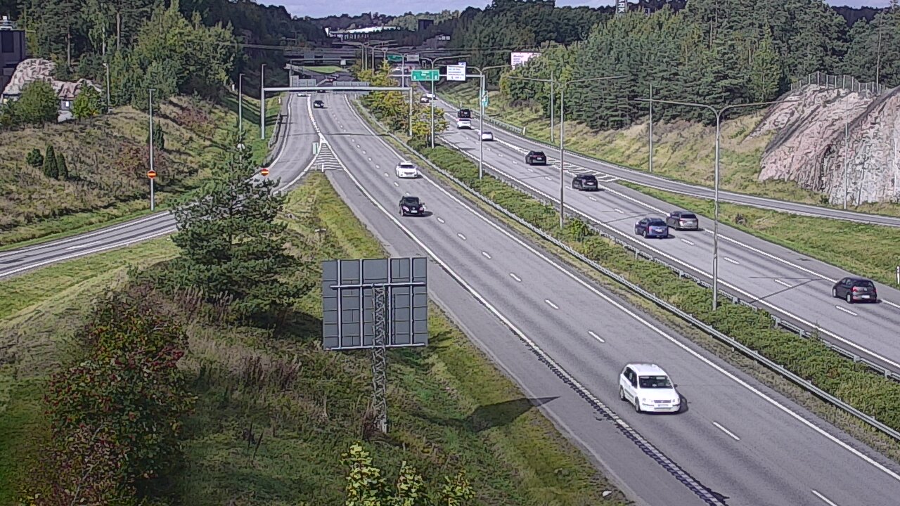 Weather Camera Image Väg 1 Åbo, Huhkola, Turku, Varsinais-Suomi