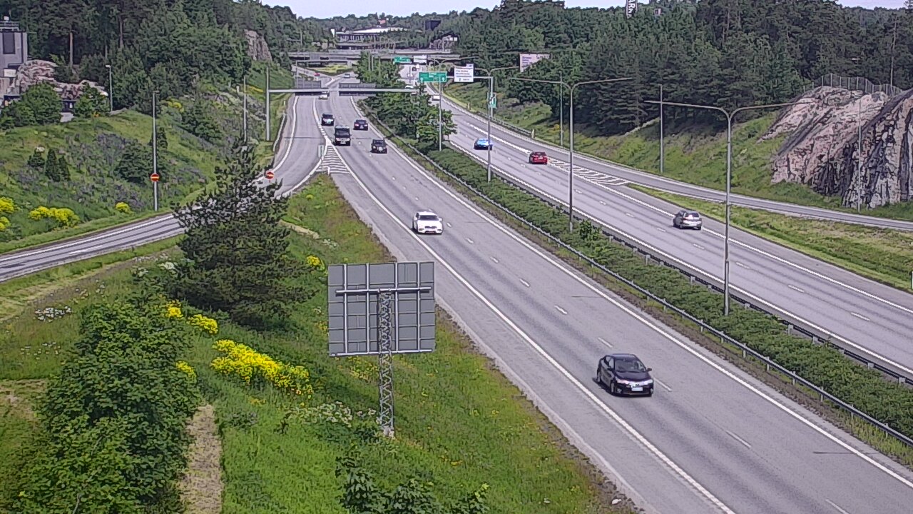 Weather Camera Image Road 1 Turku, Huhkola, Turku, Varsinais-Suomi