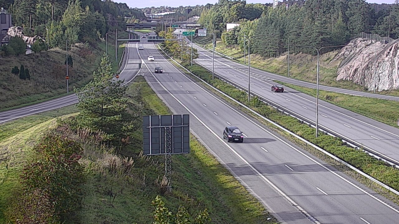 Weather Camera Image Väg 1 Åbo, Huhkola, Turku, Varsinais-Suomi