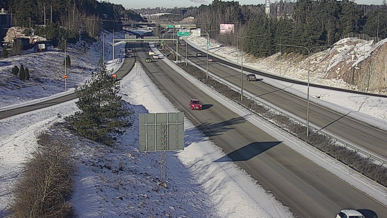 Weather Camera Image Road 1 Turku, Huhkola, Turku, Varsinais-Suomi