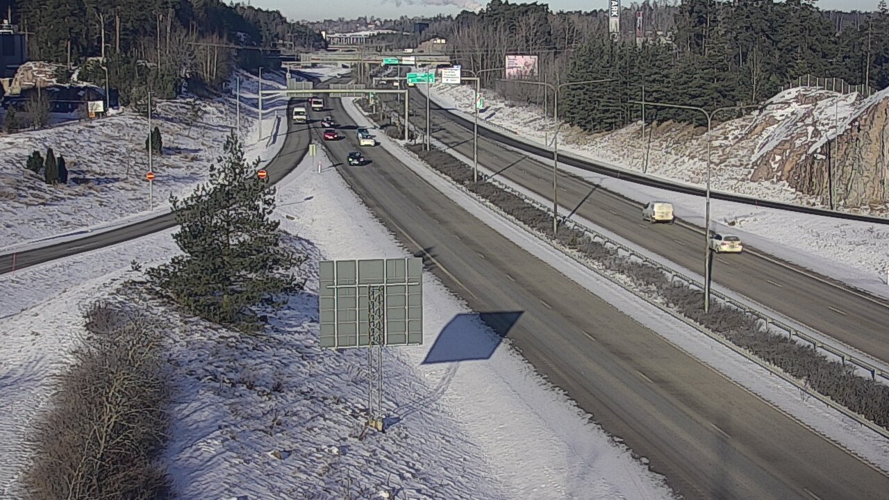 Weather Camera Image Road 1 Turku, Huhkola, Turku, Varsinais-Suomi