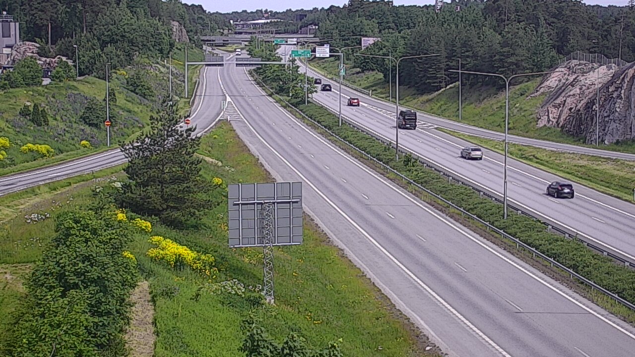Weather Camera Image Road 1 Turku, Huhkola, Turku, Varsinais-Suomi