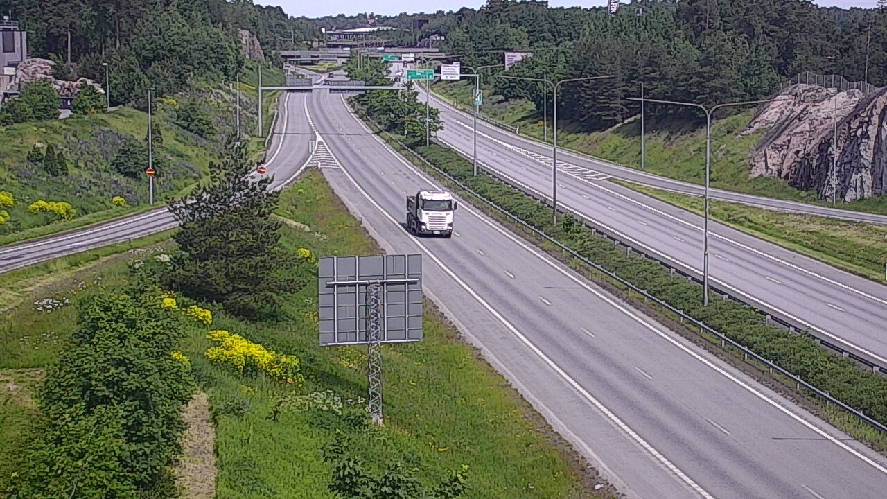 Weather Camera Image Road 1 Turku, Huhkola, Turku, Varsinais-Suomi