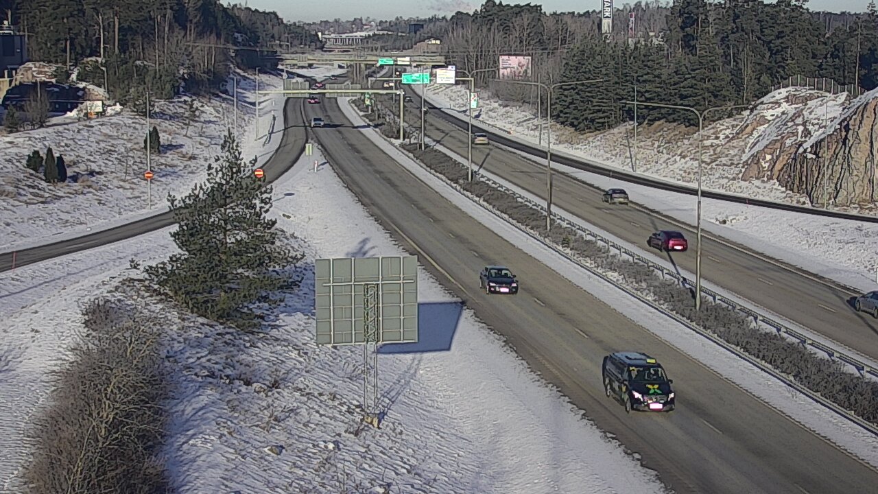 Weather Camera Image Road 1 Turku, Huhkola, Turku, Varsinais-Suomi