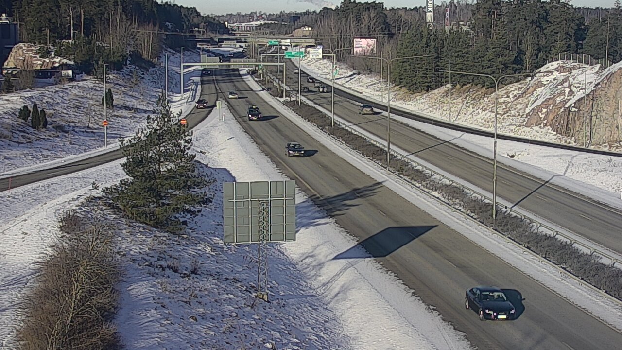 Weather Camera Image Road 1 Turku, Huhkola, Turku, Varsinais-Suomi