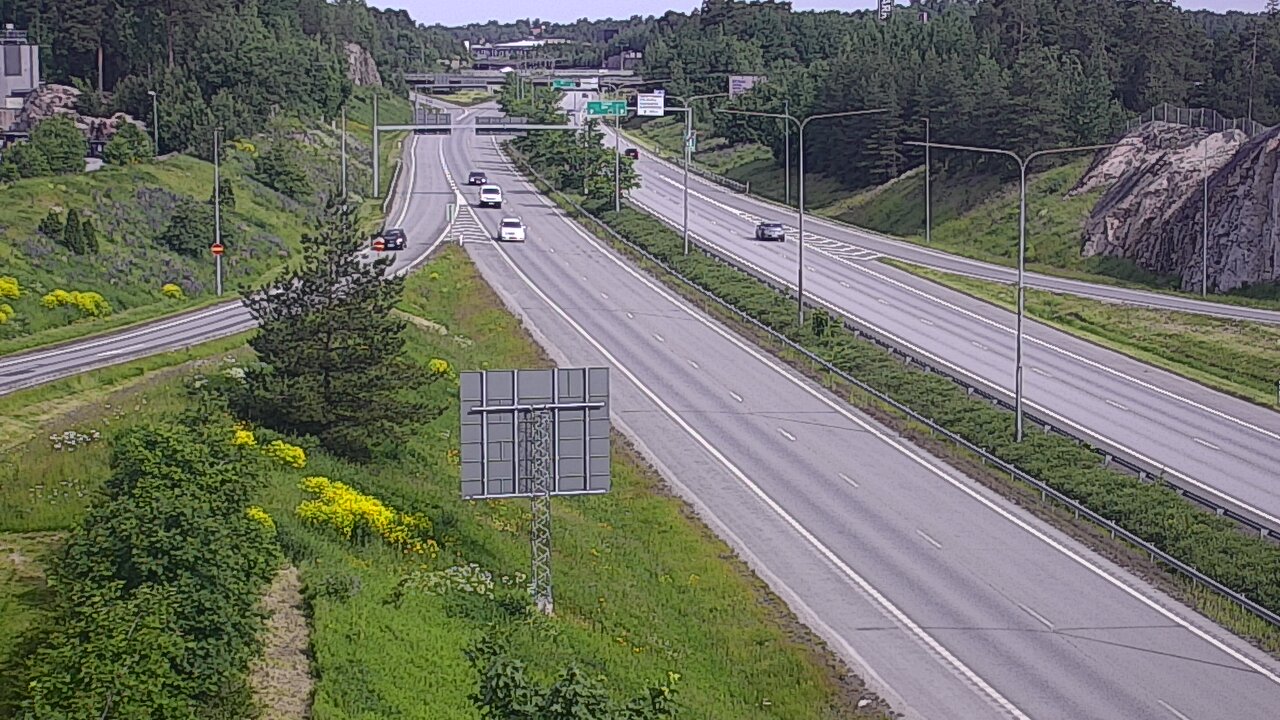 Weather Camera Image Road 1 Turku, Huhkola, Turku, Varsinais-Suomi