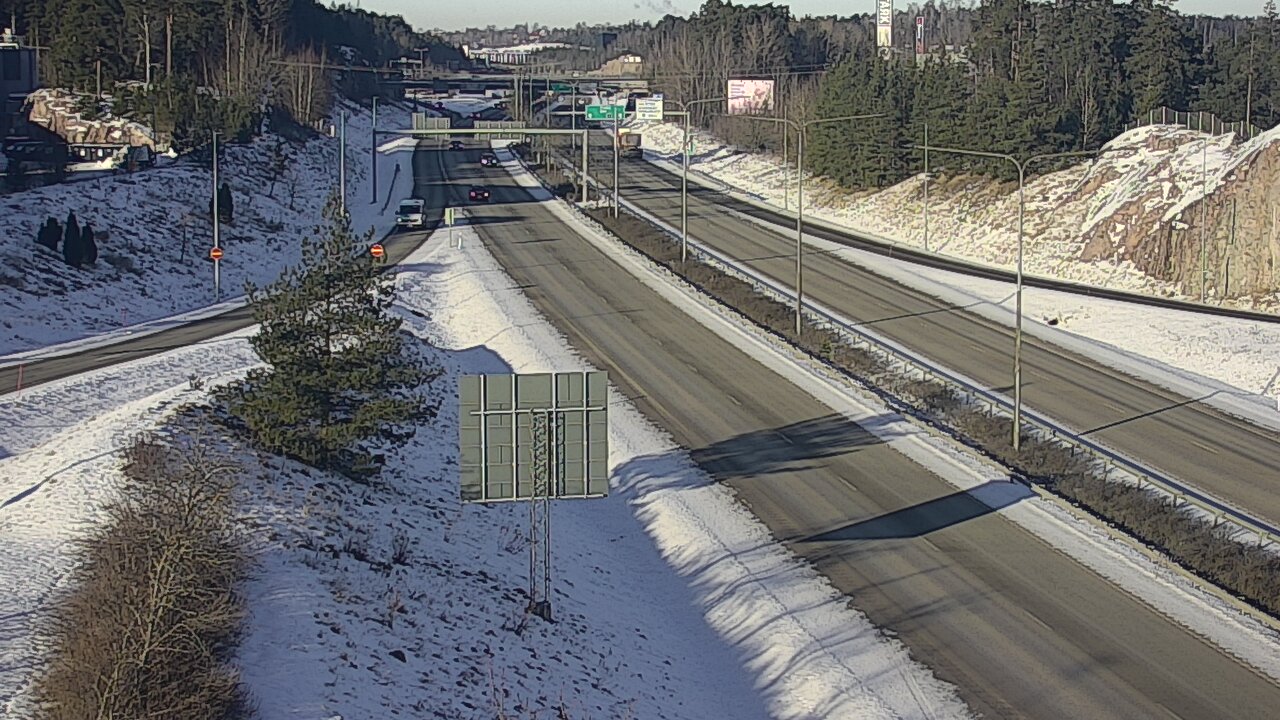 Weather Camera Image Road 1 Turku, Huhkola, Turku, Varsinais-Suomi