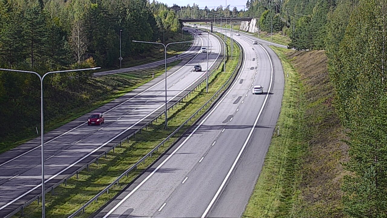 Weather Camera Image Road 1 Paimio, Vista, Paimio, Varsinais-Suomi