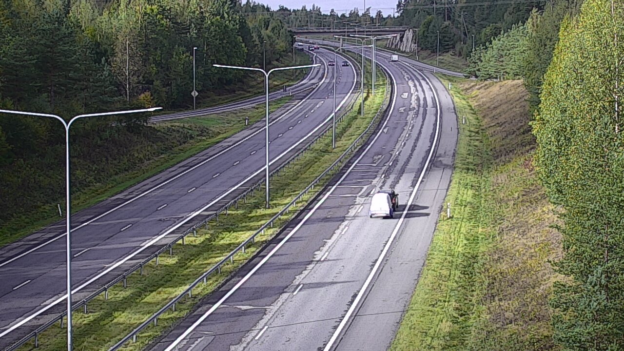 Weather Camera Image Road 1 Paimio, Vista, Paimio, Varsinais-Suomi