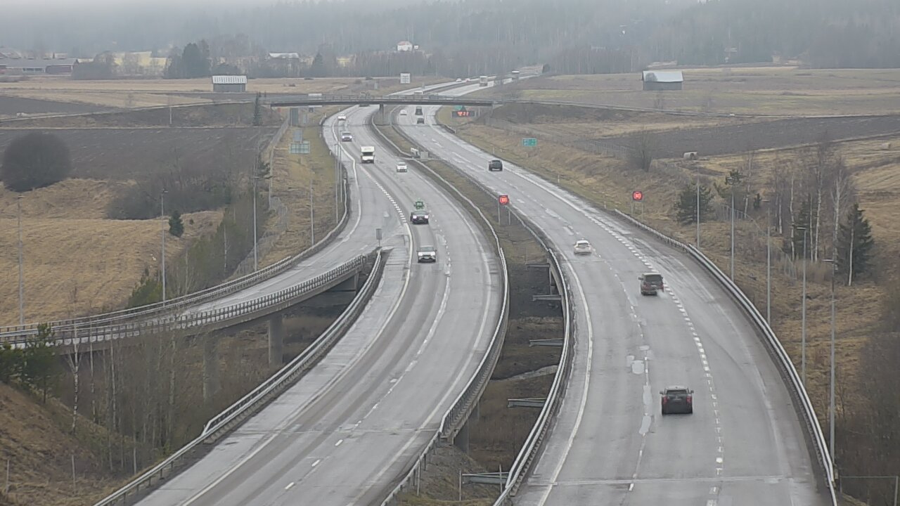 Weather Camera Image Road 1 Salo, Halikko, Salo, Varsinais-Suomi