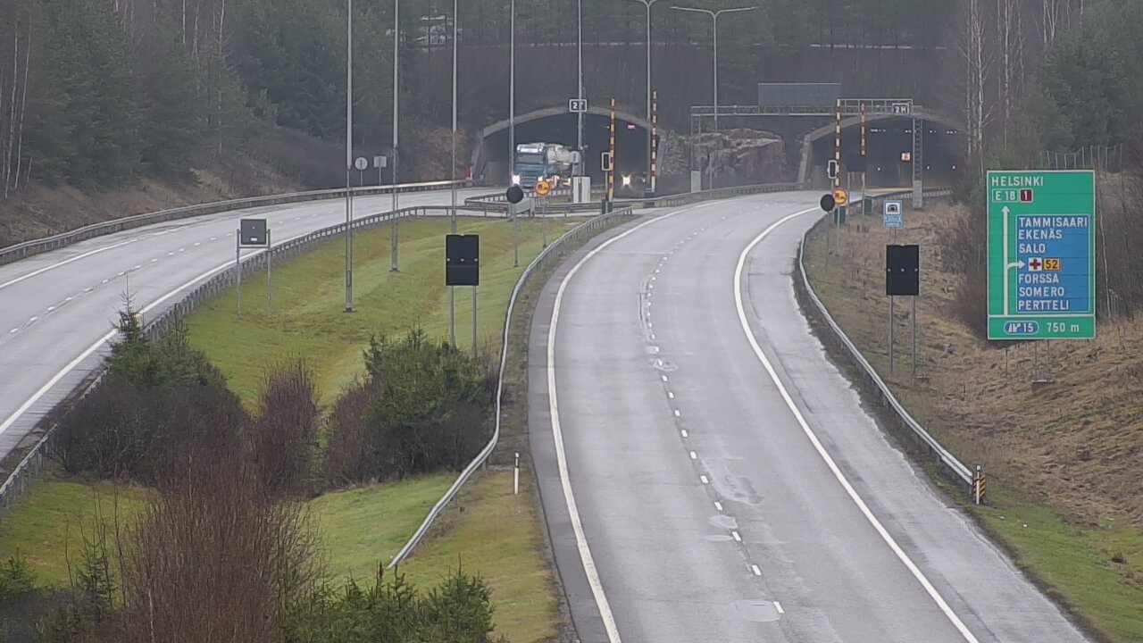 Weather Camera Image Road 1 Salo, Isokylä, Salo, Varsinais-Suomi