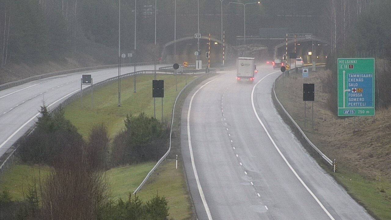 Weather Camera Image Road 1 Salo, Isokylä, Salo, Varsinais-Suomi