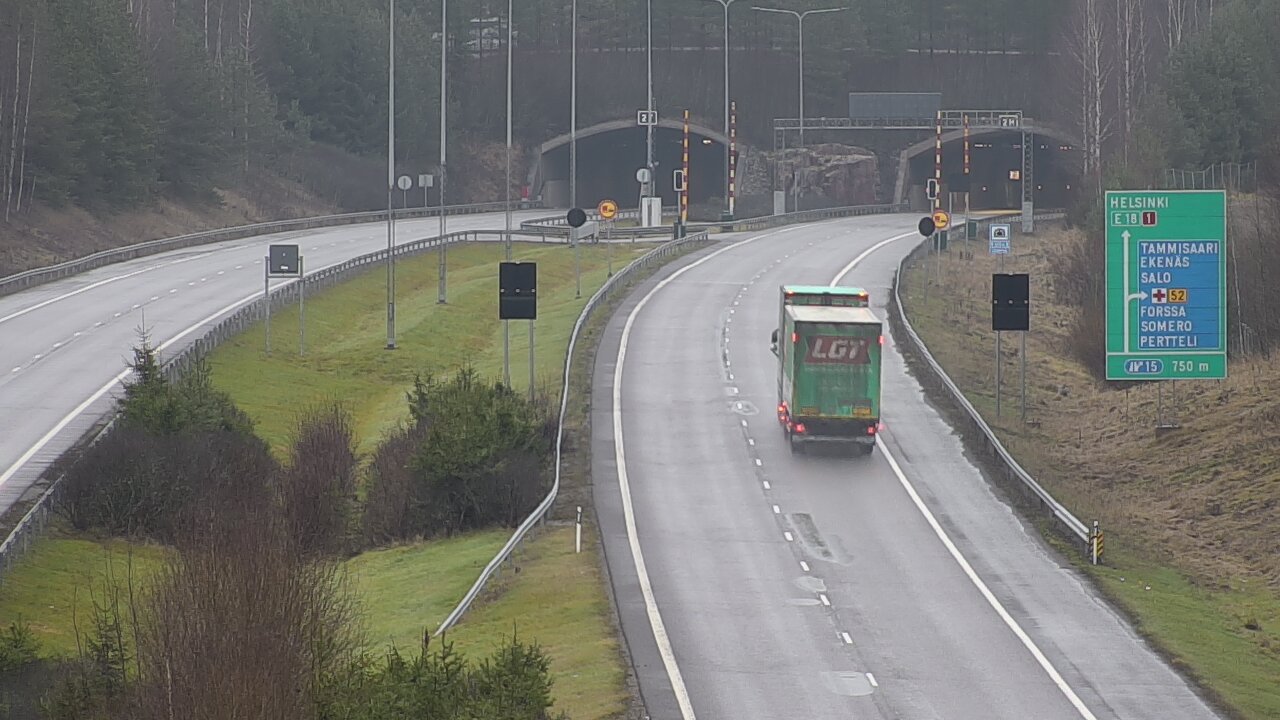 Weather Camera Image Road 1 Salo, Isokylä, Salo, Varsinais-Suomi