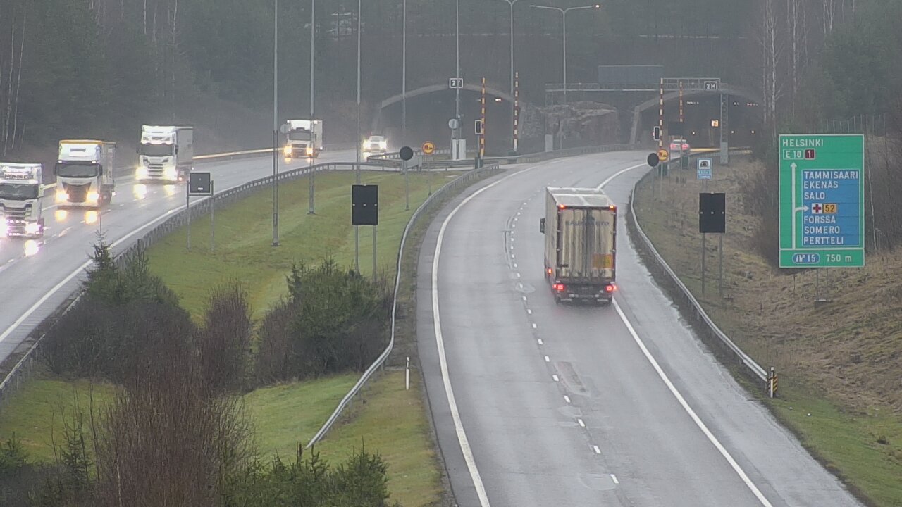 Weather Camera Image Road 1 Salo, Isokylä, Salo, Varsinais-Suomi