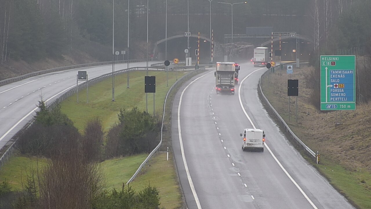 Weather Camera Image Road 1 Salo, Isokylä, Salo, Varsinais-Suomi