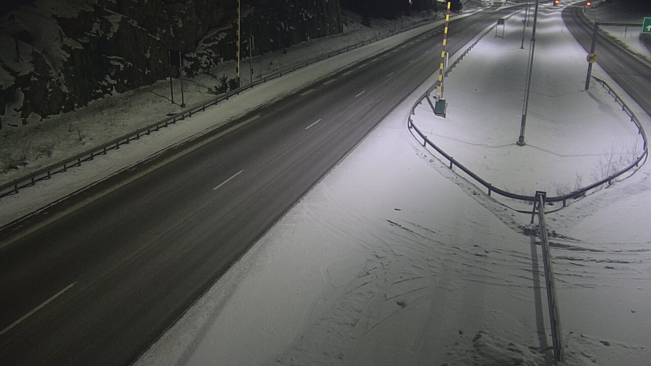 Kelikamerat Kuva Tie 1 Salo, Isokylän tunneli, puomi itä, Salo, Varsinais-Suomi