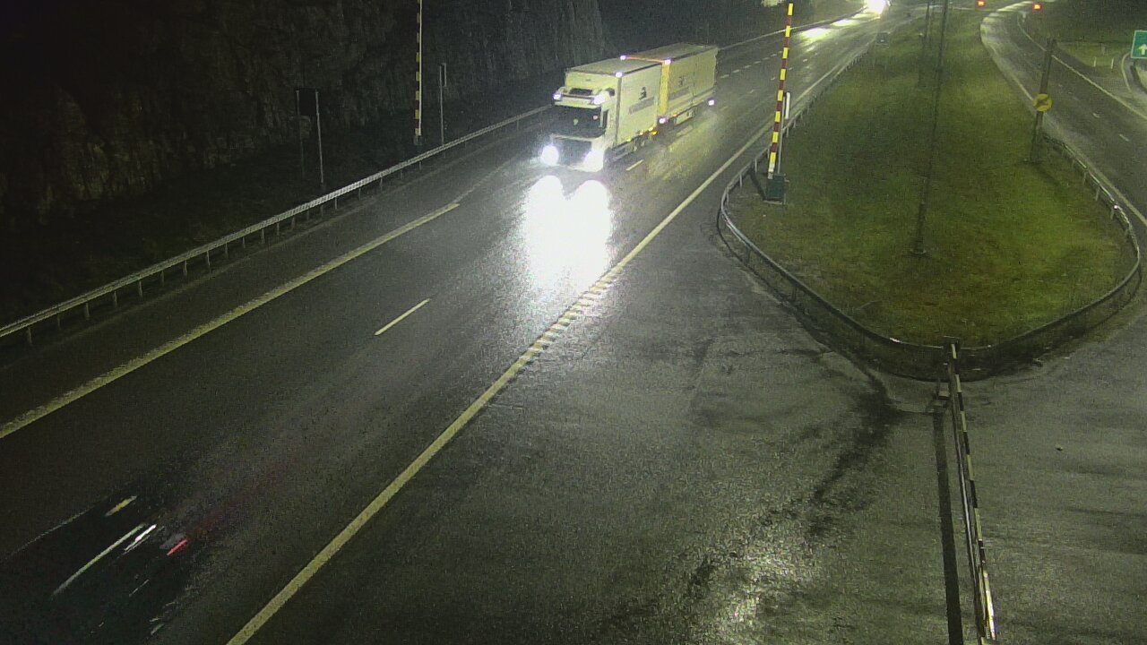 Weather Camera Image Väg 1 Salo, Isokylän tunneli, bom öst, Salo, Varsinais-Suomi