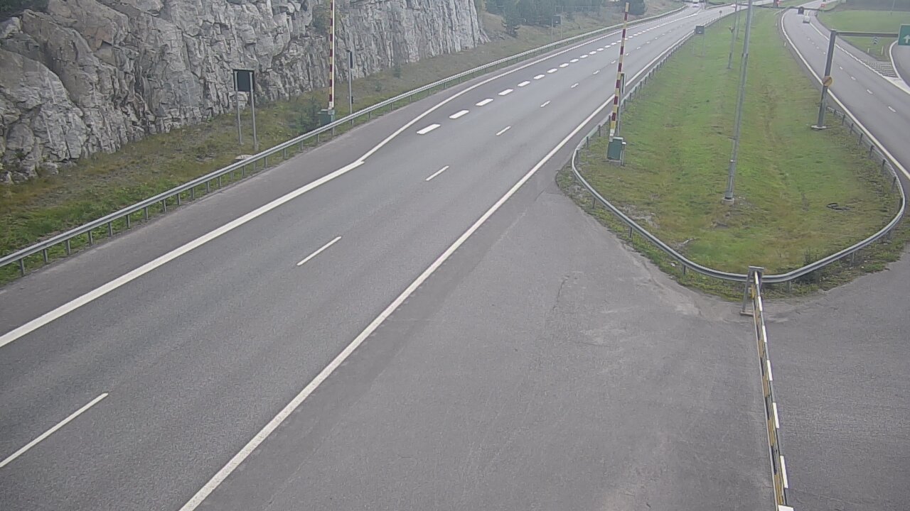 Kelikamerat Kuva Tie 1 Salo, Isokylän tunneli, puomi itä, Salo, Varsinais-Suomi