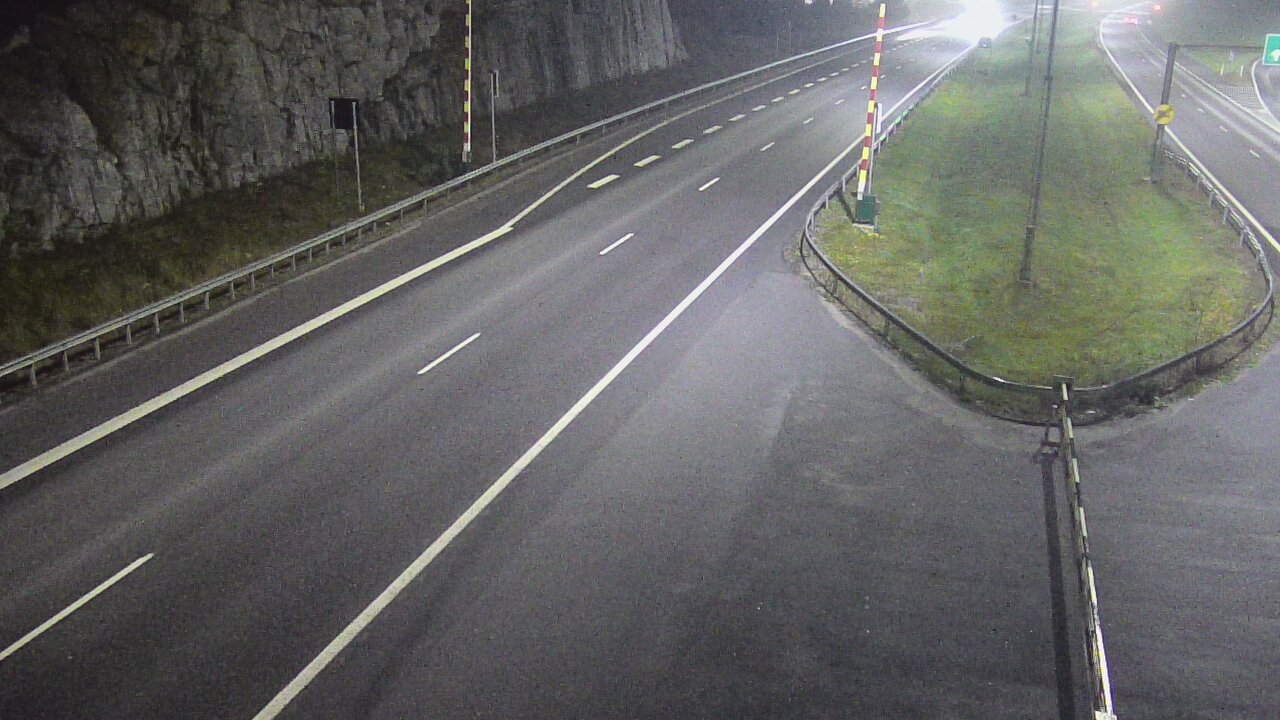 Kelikamerat Kuva Tie 1 Salo, Isokylän tunneli, puomi itä, Salo, Varsinais-Suomi