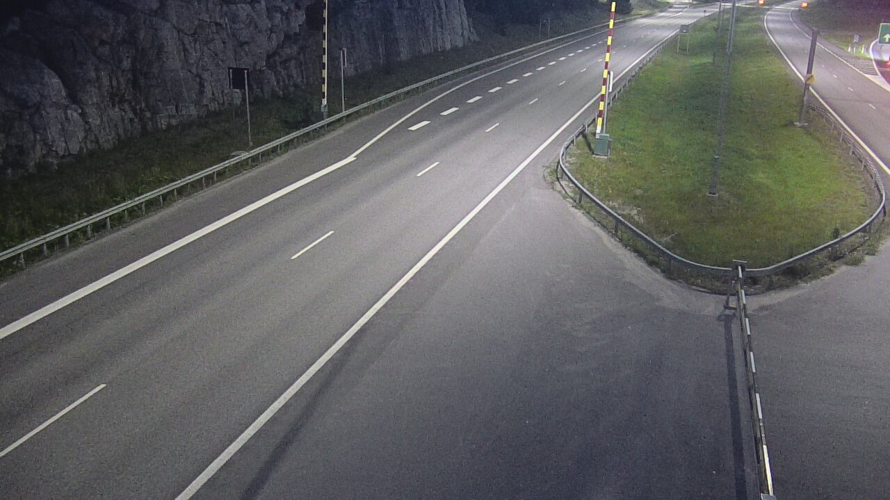 Kelikamerat Kuva Tie 1 Salo, Isokylän tunneli, puomi itä, Salo, Varsinais-Suomi