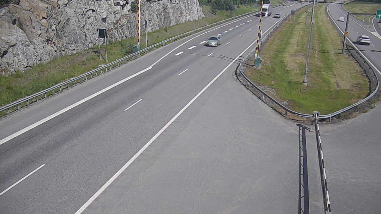 Weather Camera Image Väg 1 Salo, Isokylän tunneli, bom öst, Salo, Varsinais-Suomi
