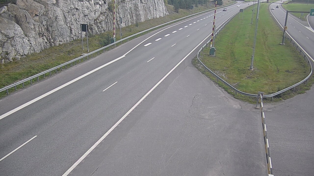 Kelikamerat Kuva Tie 1 Salo, Isokylän tunneli, puomi itä, Salo, Varsinais-Suomi