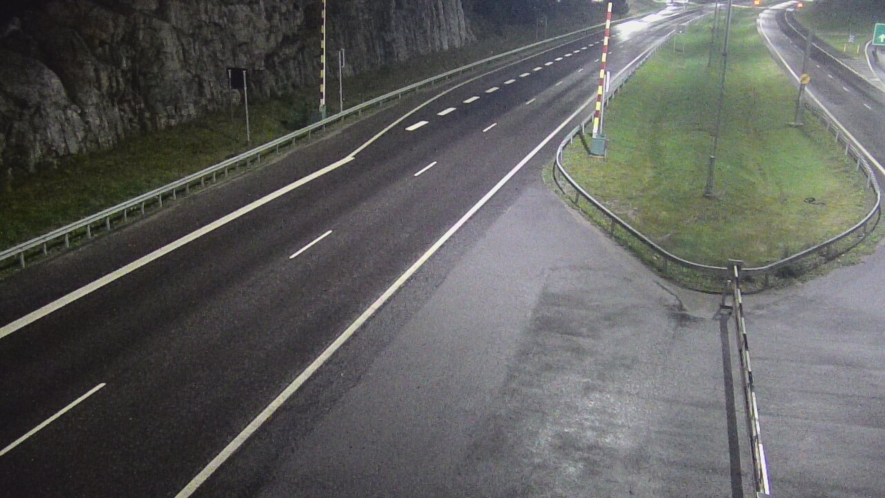 Kelikamerat Kuva Tie 1 Salo, Isokylän tunneli, puomi itä, Salo, Varsinais-Suomi