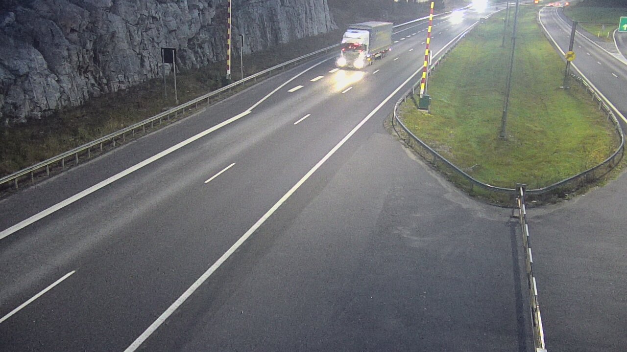 Kelikamerat Kuva Tie 1 Salo, Isokylän tunneli, puomi itä, Salo, Varsinais-Suomi